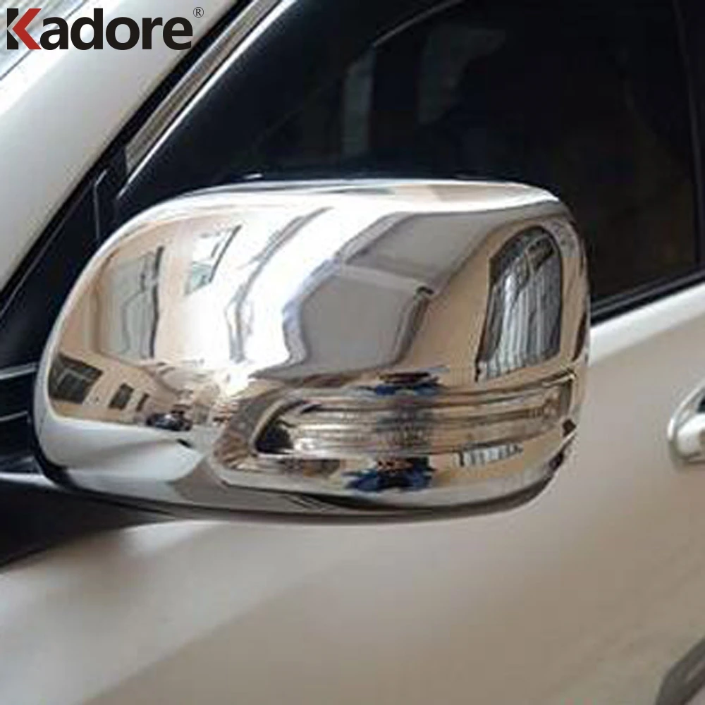 Для Toyota Prado 2700 J120 J 120 2003-2008 2009 хром Зеркало заднего вида накладка резервного