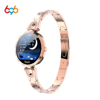 

women smart watch AK15 Luxury fashion smart bracelet heart rate waterproof fitness tracker for Android iOS phones pk H8 KW10 W8