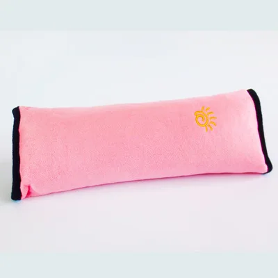 Pink 4 шт. Накладка для ремня безопасности автомобиля Наплечная накладка Детская плюшевая утолщенная длинная высокоэластичная Автомобильная внутренняя отделка Аксессуары 4 цвета - Название цвета: Pink
