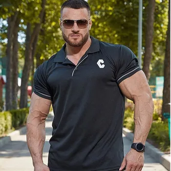 

Summer Brand Polo Shirt Men Quick-drying breathable PoloShirts leisure Men's Sports Clothing Printing fashion Short Sleeve shirt