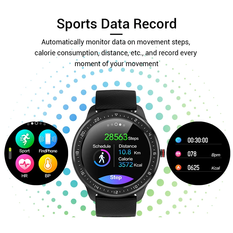 Cena 11.11 Makibes Z06 inteligentny zegarek dla mężczyzn 1.3 calowy monitor tętna bluetooth opaska monitorująca aktywność fizyczną sport Smartwatch dla double eleven soat