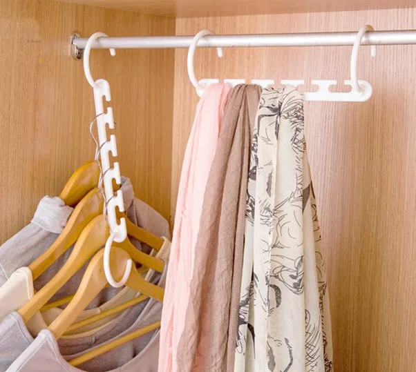 

LOYPA 3D Space Saving Hanger Magic Clothes Hanger with Hook Closet Organizer