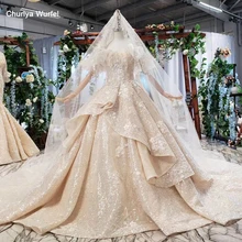 HTL774 в винтажном стиле торжественное платье бальный наряд принцессы с аппликациями с лифом сердечком, большого размера свадебное платье с вуалью 11,11 свадебное платье