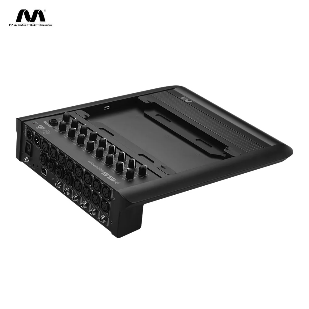 

M16.8 16-Channel Digital Mixer Mixing Console Supports WiFi Connection Wireless Control for Apple iOS Windows 7/8/10 Tablets