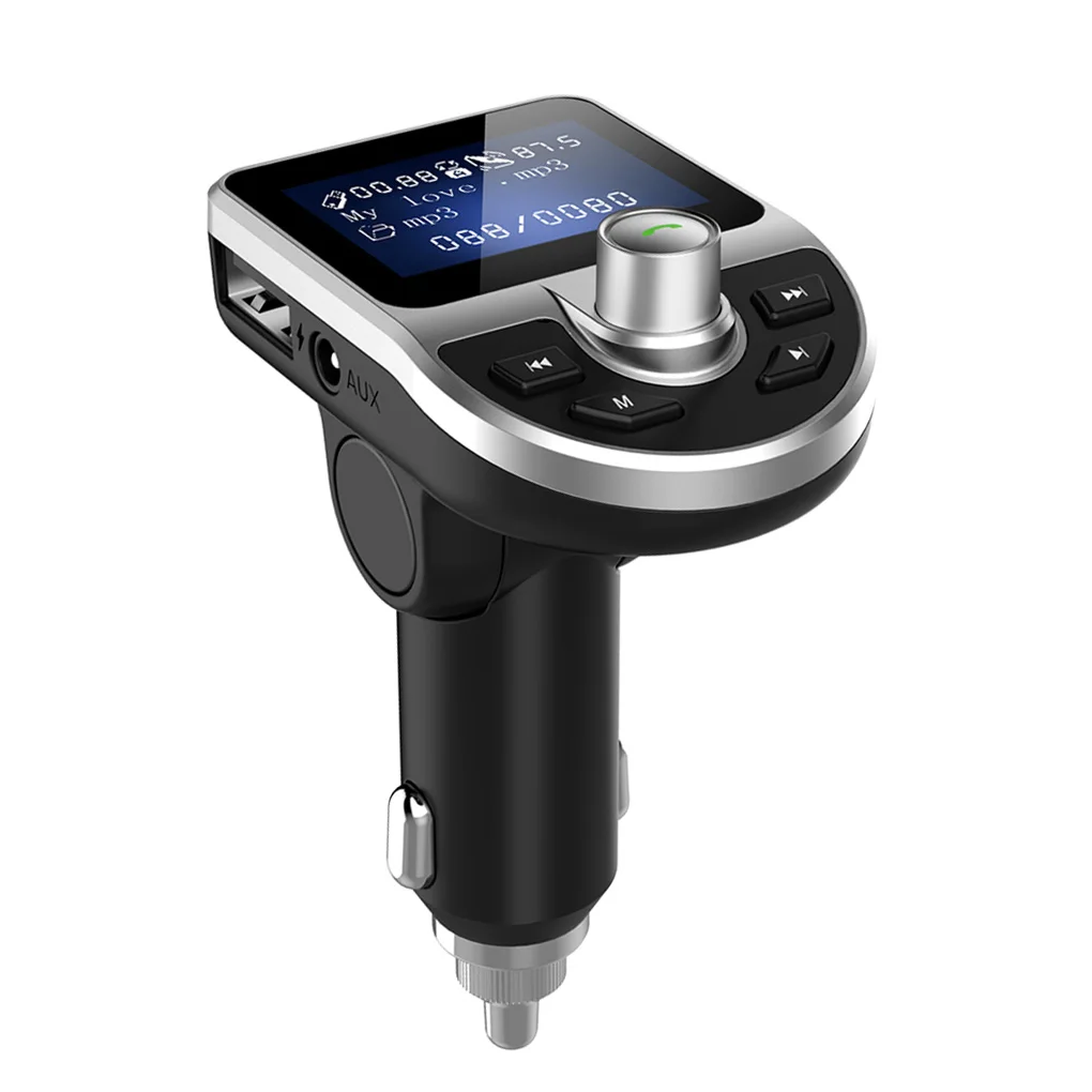 1,44 дюймовый ЖК-экран Автомобильный MP3 Bluetooth ручной бесплатный вызов АВТО музыкальный плеер радио u-диск fm-передатчик