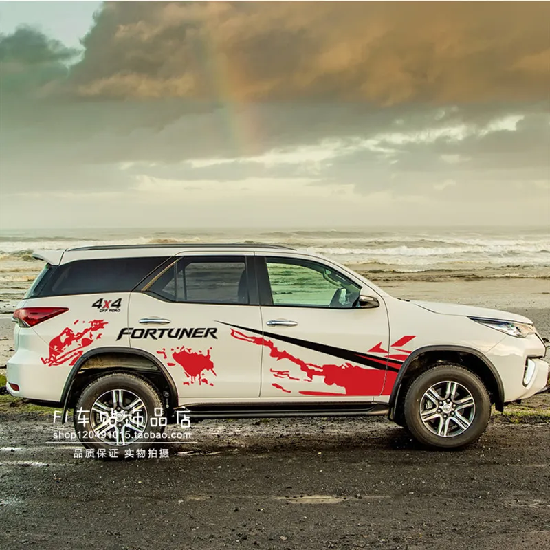 Автомобильные наклейки для Ford Fortuner внешний вид тела индивидуальное украшение Fortuner модифицированные внедорожные спортивные наклейки