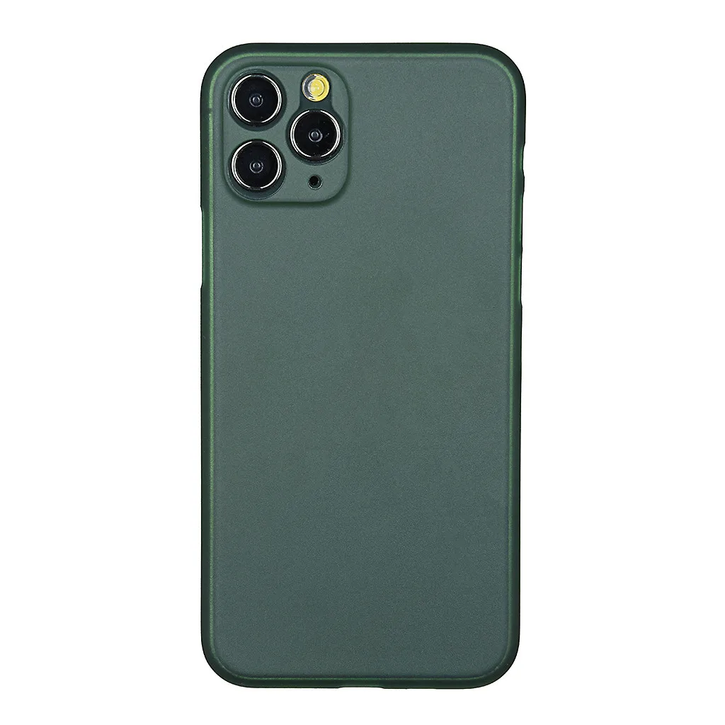 Ультратонкий Роскошный чехол для iPhone 11 Pro Max тонкий 0 3 мм прозрачный матовый