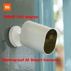 MIJIA Xiaomi умная камера era 1080P батарея входная дверь обнаружения 120 градусов F2.6 AI гуманоид беспроводные ip-камеры wifi умная камера