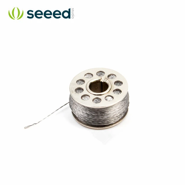 conductive stainless Steel Sewing Thread - 22 Meter/72ft Winder High  Temperature Wire 4 M 12 M - AliExpress