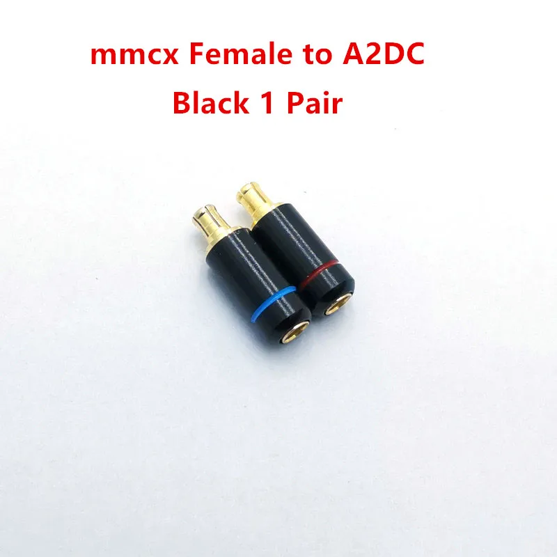 2 pcs mmcx female to A2DC/ 0.78mm 2Pin custom made universal