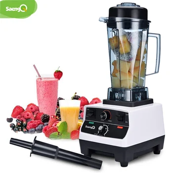 

SaengQ BPA Freee Quality 1400W Heavy Duty Commercial Household Blender Juicer Ice Smoothie Professional Processor Mixer