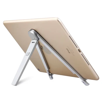 

Electronics Tablet Stand Multi-Angle, Aluminum Desktop Adjustable Tablet Holder Compatible with i Pad, Pro, Mini, Other Tablet