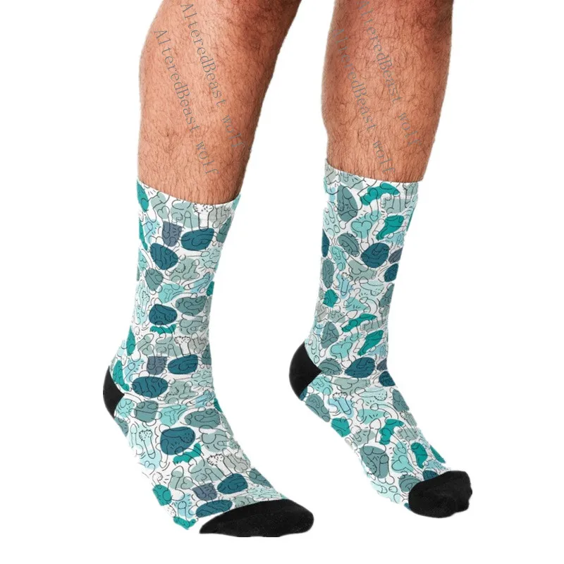 Calcetines con estampado de médico y enfermera para hombre, medias  divertidas de estilo harajuku, hip hop, novedad - AliExpress