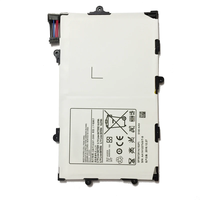 Планшет Батарея для Samsung Galaxy Tab 7,7 GT P6800 P6810 SP397281A(1S2P) 5100 мА-ч