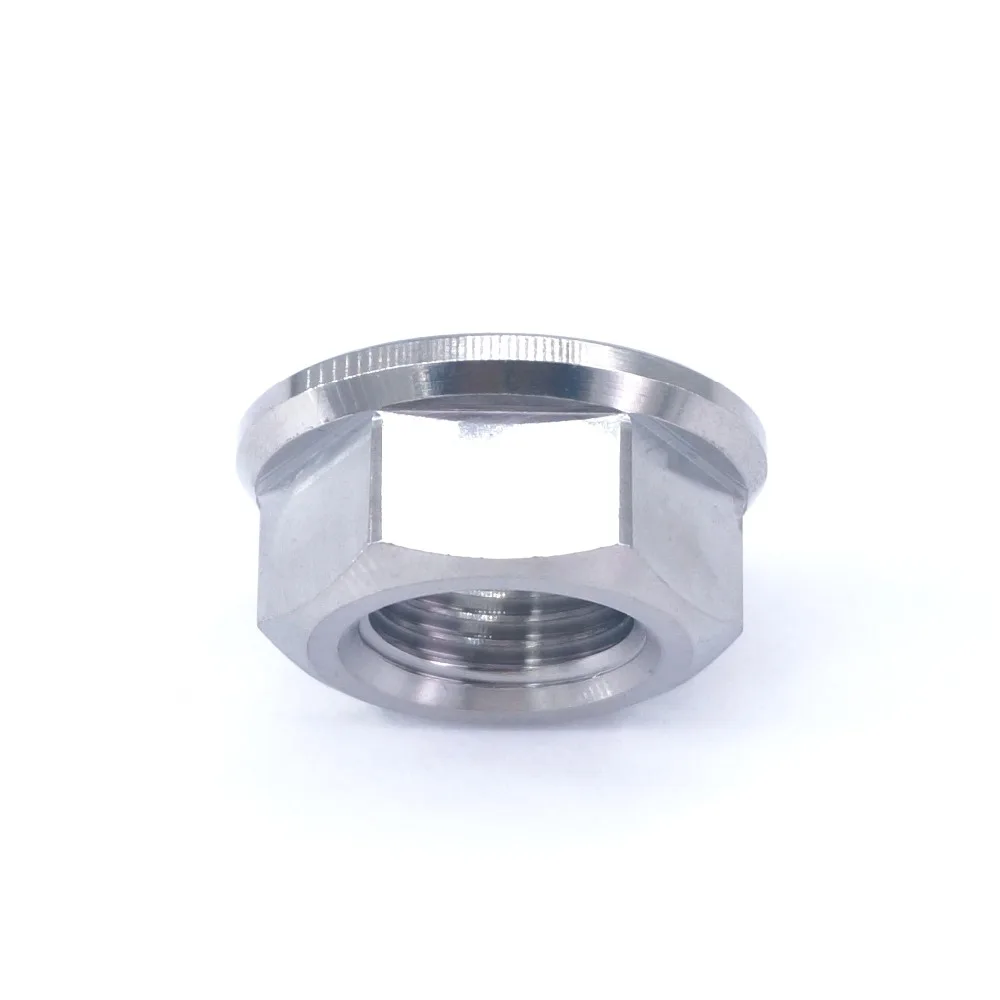 M16x 1,5mm Ti GR5 Titan Flansch Hex Mutter Für Motorrad Center Shaft – Detail 3