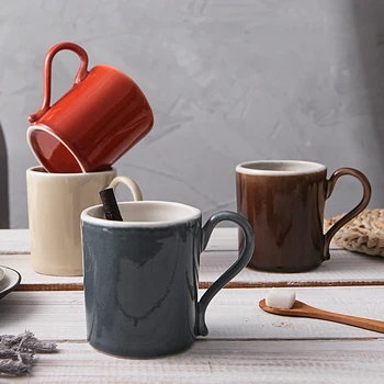 

Ceramic Travel Coffee Tea Mug Milk Tea Tumblers Coffee Mugs Creative Large Big Reusable Coffee Mug Eco Friendly Products A5B