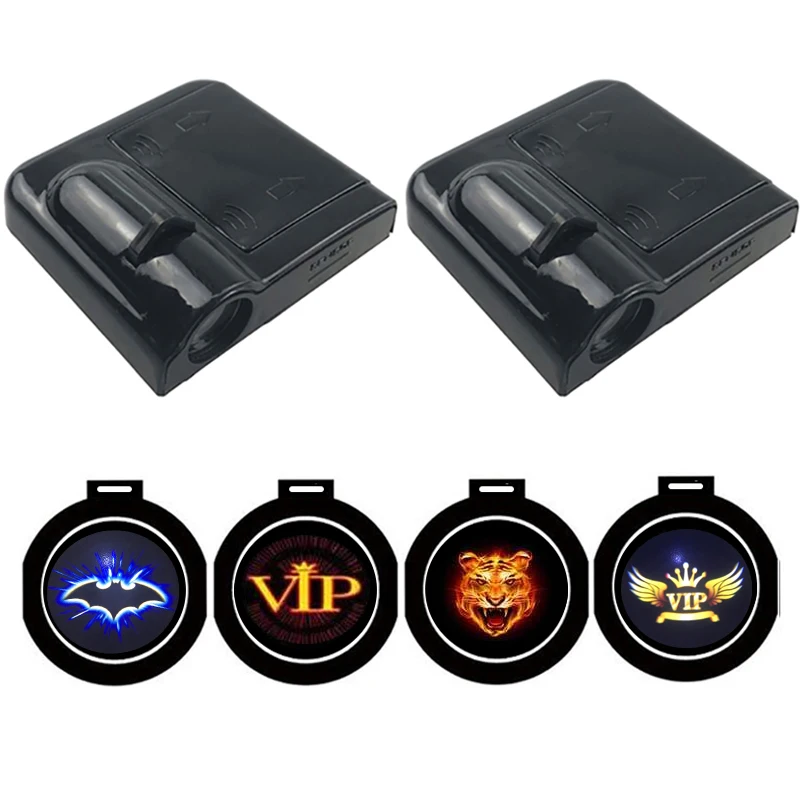 1PC Universal Wireless Car Door Welcome Light Logo No Drill Type LED Laser Ghost Shadow Projector Lamp | Автомобили и мотоциклы