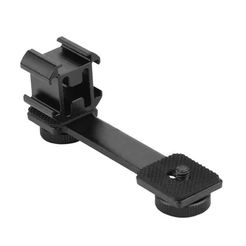 

LED Video Fill Light Mount Cold Shoe Microphone Holder for DJI OM 4 Omso Mobile 2 3/ for Zhiyun Smooth 4 Vlog Pocket