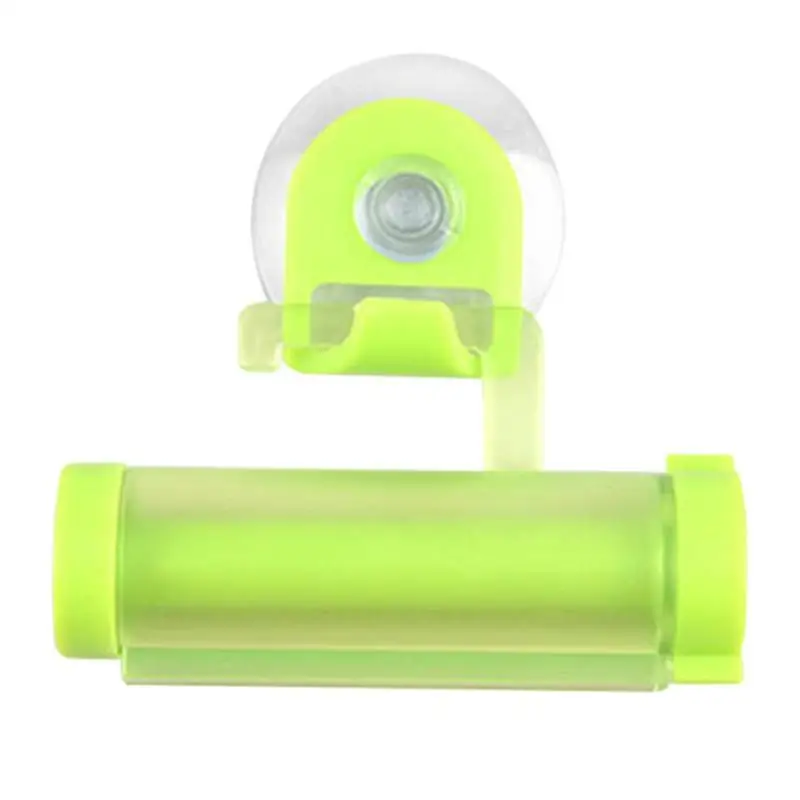 Многофункциональный креативный соковыжималка для зубной пасты на присоске, висячая роликовая трубка, очищающее средство для лица, зубная паста, ручной дозатор для ванной - Цвет: Зеленый