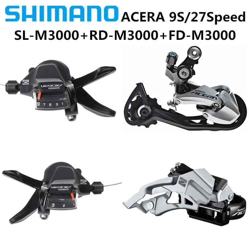 Shimano acera SL-M3000 горный велосипед 9 S/27 скорость RD-M3000 задний циферблат плюс FD-M3000 передний набор сменный комплект