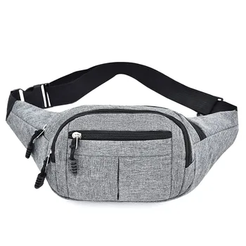 

New Fashion Men's And Womens Colorful Waist bag Simple Leisure Fashion Oxford Sport Fitness Waist Packs Chest Phone Pouch#1203