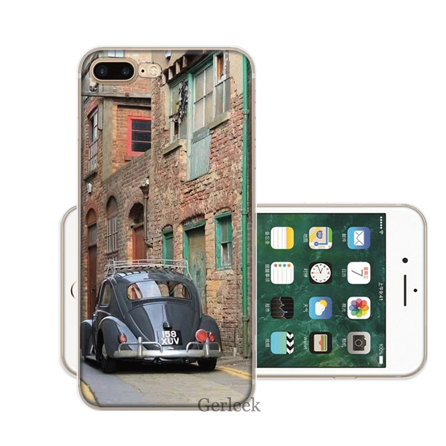 Чехол для мобильного телефона iPhone 11 Pro 6 6s 7 8 P Lus iPhone XR X XS Max 5 5S SE Shell винтажный VW Beetle для Coque жесткий чехол - Цвет: H9