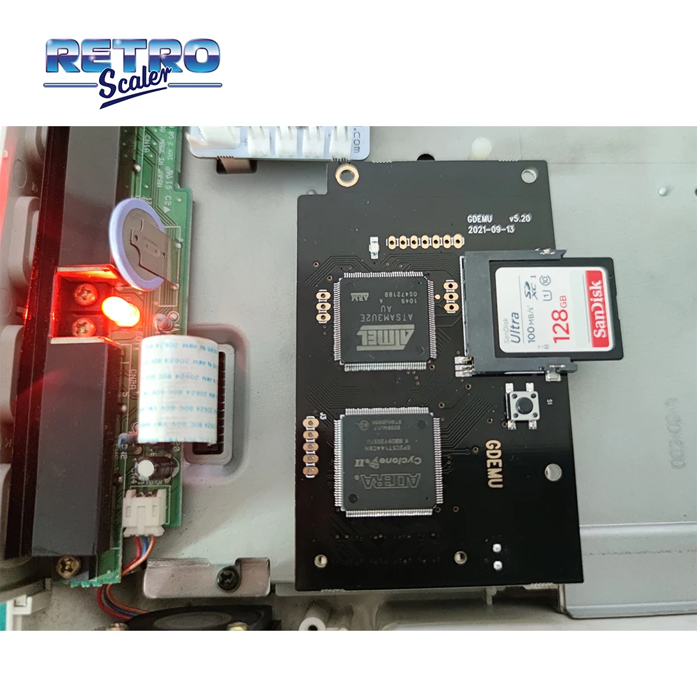 Placa de Simulação de Acionamento Óptico para Dreamcast Retroscaler Gdemu Va1 Console sd Extensão V5.20 5.20.3 dc - Image 5