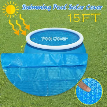 

Swimming Pool Insulation Cover 15ft Foot Above Ground Blue Protection Swimming Pool Cover insulation film Protector Dustproof