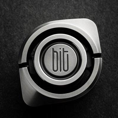 BIT04 бионический ученик Fingertip Гироскопическая декомпрессия игрушка EDC артефакт палец гироскоп - Цвет: Steel