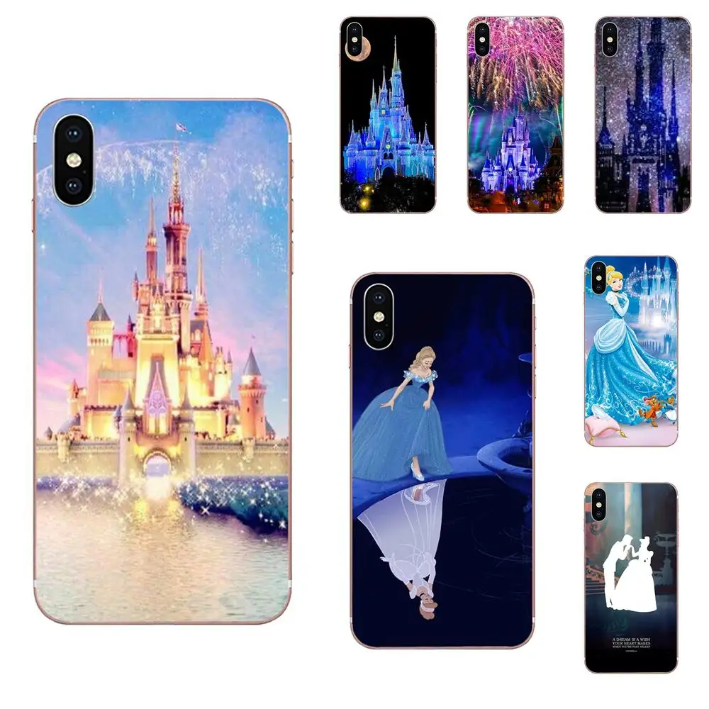 

Soft TPU Call Box For Apple iPhone 4 4S 5 5C 5S SE 6 6S 7 8 Plus X XS Max XR Cinderella Castle Magic Kingdom