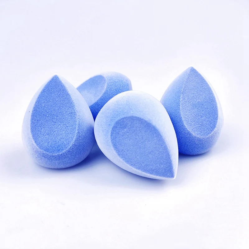 Мягкая косметическая губка для макияжа с яйцом, синий гидрофильный BB крем, пудра, пуховка для влажной и сухой основы для лица, пудра, пуховка