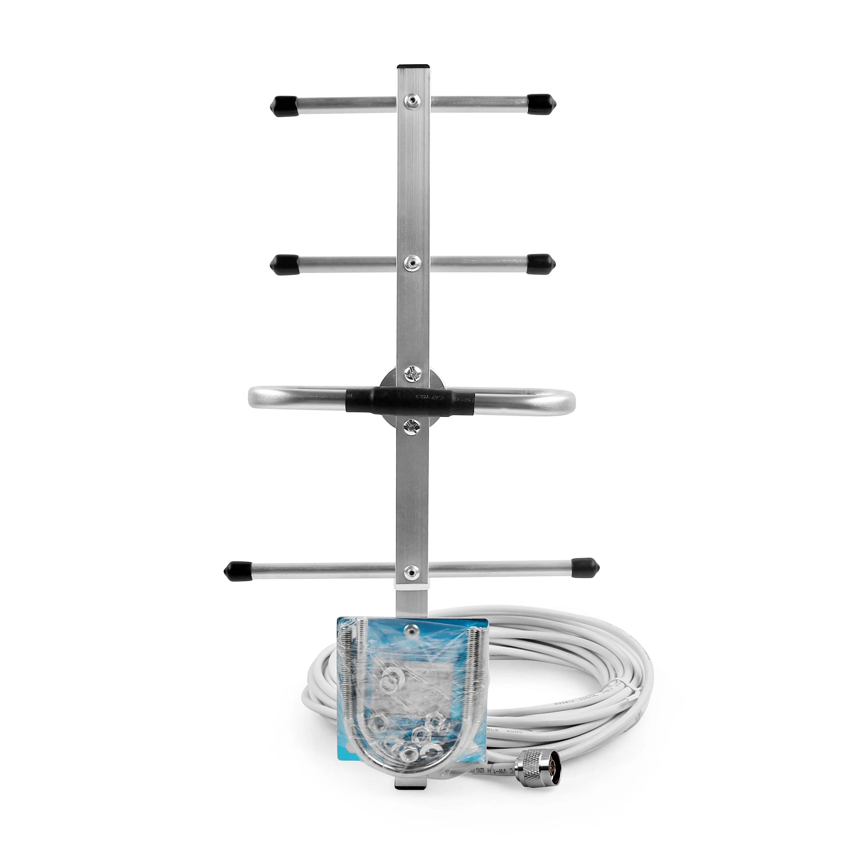 2G 3g 4G 8dB Gain мобильная антенна наружная антенна Yagi усилитель направленного сигнала и 50 футов кабель N мужской разъем для ретранслятора - Цвет: 8dB-Yagi-698-960MHz