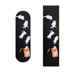 High Material Skateboard Sandpaper Anti-slip Waterproof Double Cross Professional Tide Akcesoria Do Deskorolek Sticker KC50PJ