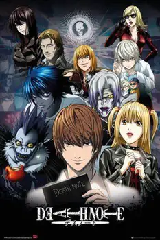 

More Style Death Note Art Print Silk Poster for Your Home Wall Decor 24x36inch