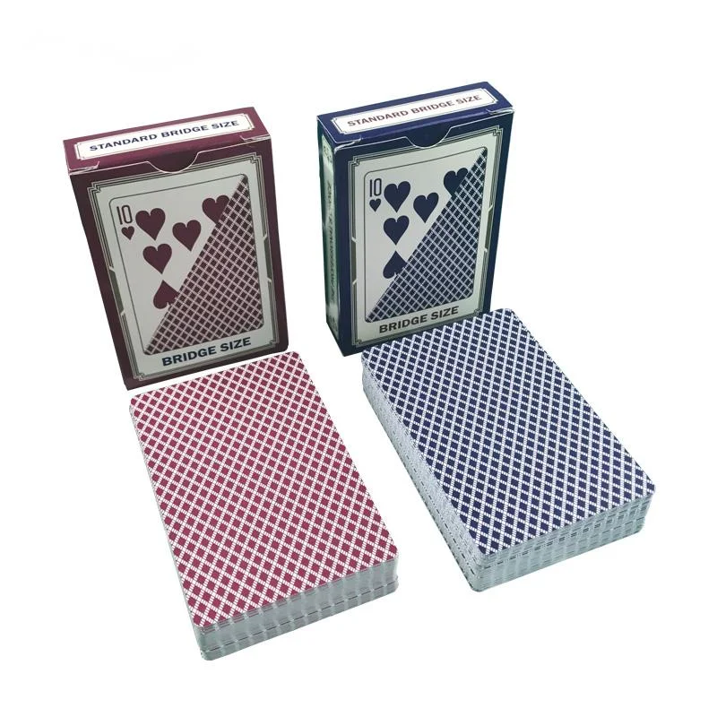 

10Pcs/Set Baccarat Texas Hold'em Plastic Playing Cards Game Set Waterproof Frosting Poker Card Board Bridge Poker Card