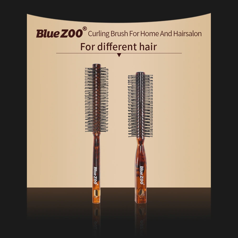 Blue ZOO Янтарная Расческа для укладки волос, щетка для завивки, Антистатическая Массажная расческа, расческа для волос, аксессуары для парикмахерских, для мужчин и женщин
