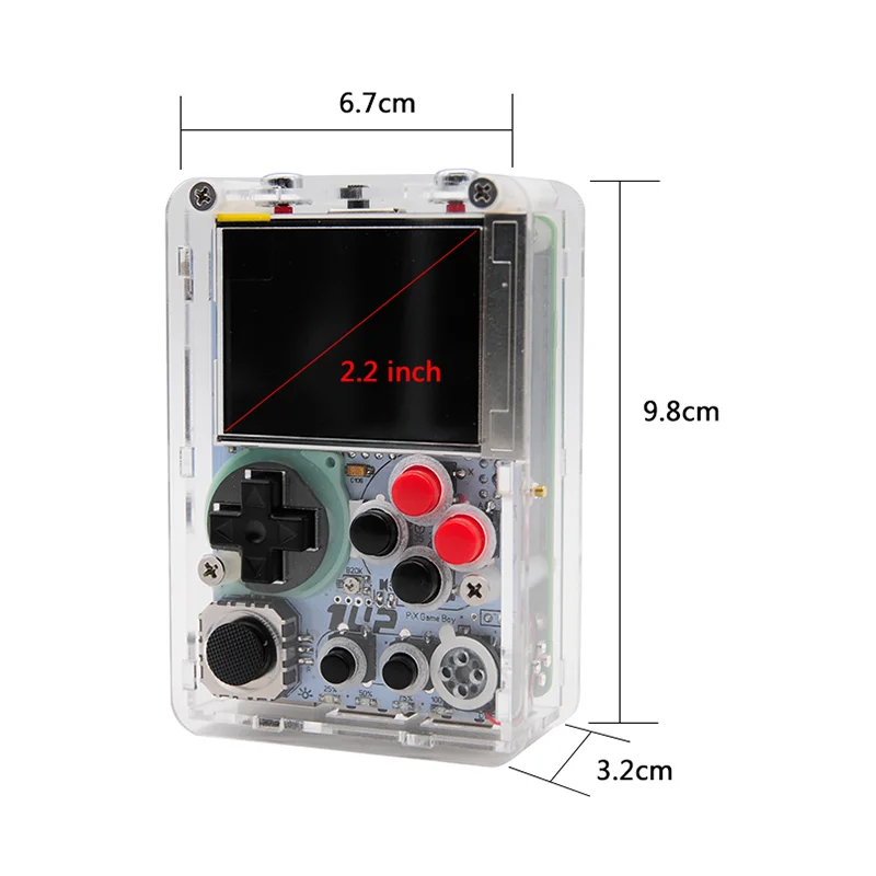 Mini Video Game Console 2.2-inch HD LCD Screen Raspberry Pi 3B Retro Handheld Game Player Built-in 10000+ Games