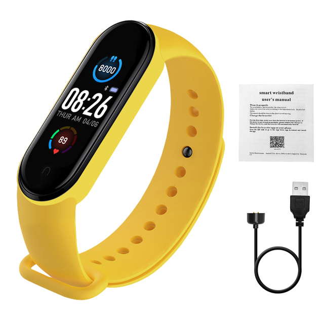 Smart watch Fitness Tracker Pedometer Heart Rate Blood Pressure Monitor Bluetooth-compatible M5 Smart Band Bracelet Men Women