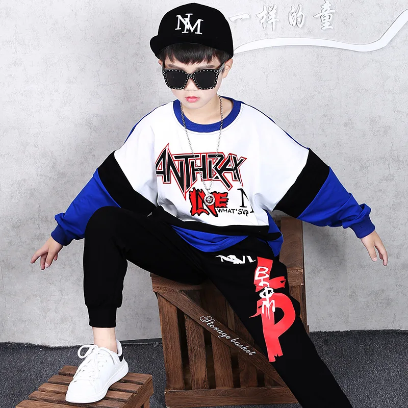 Kids Baby Boys Clothing Sets Coat+ Pants 3-14T Children Boy Suits Outfits Spring Autumn Kids Sport Tracksuit