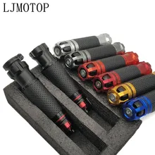 7/8 ''22 мм мотоциклетные ручки для мотоцикла, руль мотоцикла для Honda Harley Yamha Hayabusa Suzuki BMW Triumph KTM
