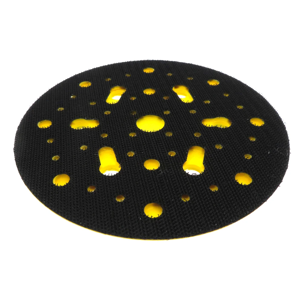 6 Inch 42 Hole Backing Sanding Pad 150mm Hook & Loop with 5/16"x24 Thread Dust Free Sanding Disc Grinder Power Tools Accessories
