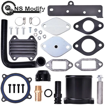 

NS Modify Throttle Cooler Block OFF Plate Kit For 2013-2018 Dodge Ram 2500 3500 4500 5500 6.7L Cummins Turbo Diesel 6.7 Inline 6