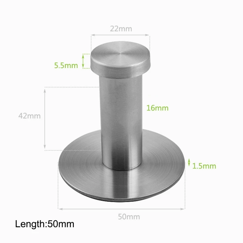 Съемные Вешалки для полотенец из нержавеющей стали, Круглый базовый крючок для халатов, настенный крючок для ванной комнаты с держателем на присоске