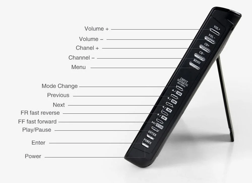 LEADSTAR D10 LED TV 10.2 inch Portable Display digital player DVB-T2 ATSC Portable TV USB TF Card HDMI-Compatible Car charger