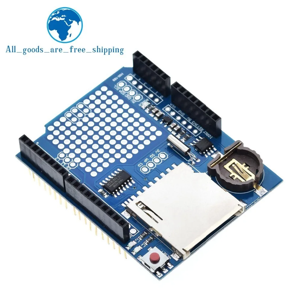 TZT регистратор данных модуль регистрации регистратор щит V1.0 для Arduino UNO SD карты