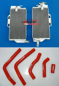 

L&R Aluminum Radiator+Silicone Hose For Honda CR125 CR125R CR 125R 2005 2006 2007 05 06 07