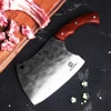SHUOOGE Very large Full Tang Handmade Forged Chef Knife Hard Clad Steel Blade Butcher Slaughter Cleaver Knife Kitchen Chopping ► Photo 2/6