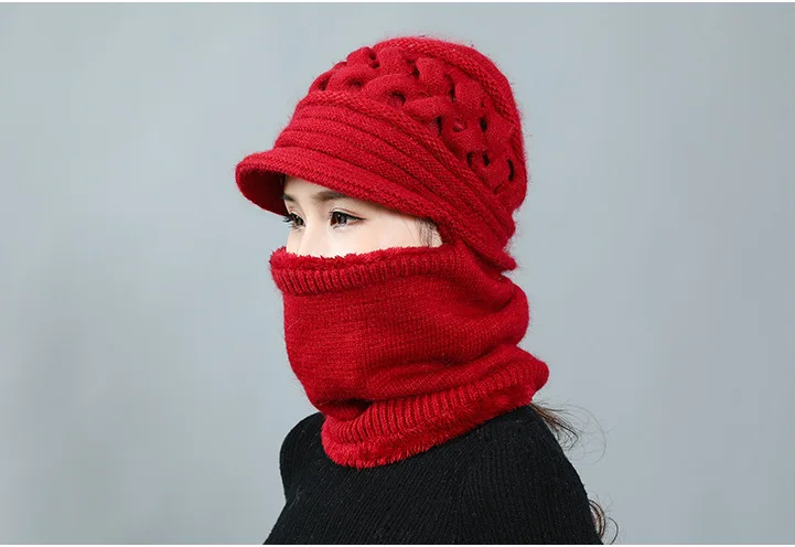 Зимние женские головные уборы, Skullies Beanies, шапка для мамы, бини для женщин, шарф, шапка, Балаклава, маска, шапка, вязаная шапка в полоску