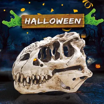 

High Quality Animal Skull Statue Sculpture Halloween Decoration Resin Crafts Painting Medical Props Bar Counter Home Decoration
