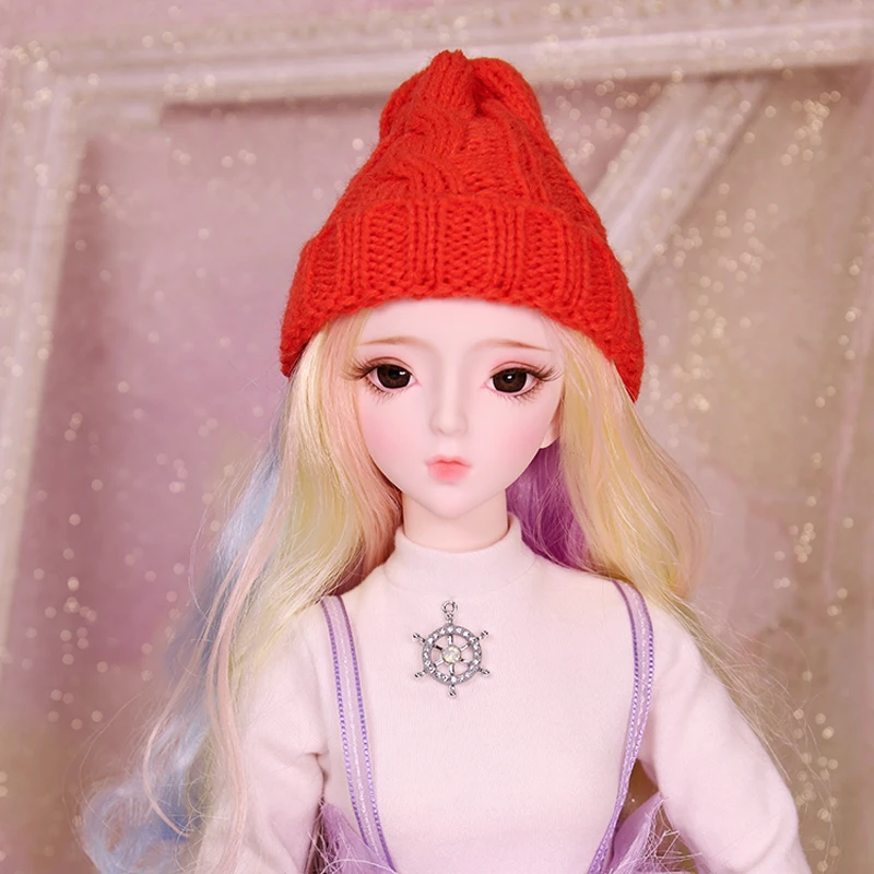 Fortune Days мульти-цветное вязаное кукла шляпа для 1/3 BJD кукла 1/4 кукла 1/6 ледяной DBS кукла девочка подарок